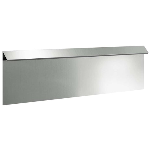 Snail Fence 100 x 3.5 x 25 cm Galvanised Steel Silver Snail Fence 100 x 3.5 x 25 cm Galvanised Steel Silver