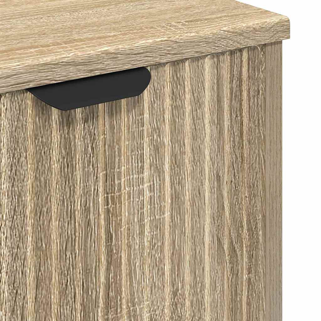 Bathroom Furniture Set 3 pcs Sonoma oak Engineered wood