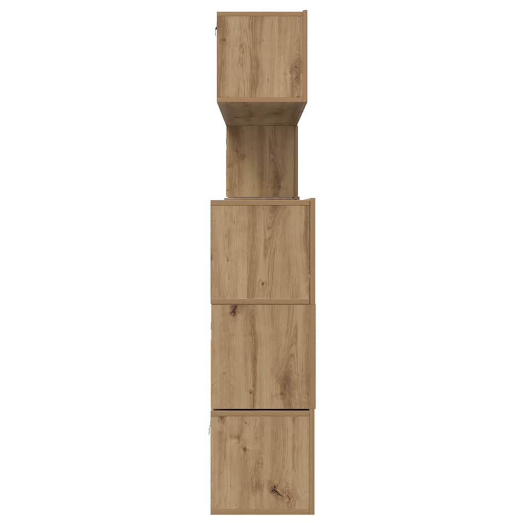TV Cabinet Set Wall-mounted 8 pcs Artisan Oak Engineered Wood