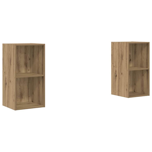 TV Cabinet Set 2 pcs Artisan Oak Engineered Wood TV Cabinet Set 2 pcs Artisan Oak Engineered Wood
