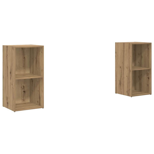 TV Cabinet Set 2 pcs Artisan Oak Engineered Wood TV Cabinet Set 2 pcs Artisan Oak Engineered Wood