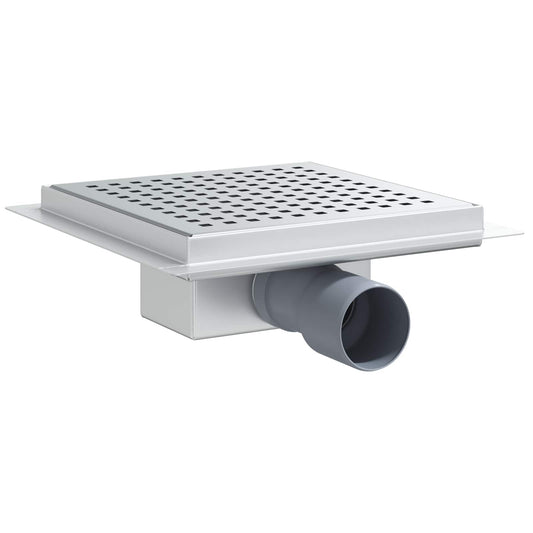 Dot Shower Drain Silver 20 x 20 cm Stainless Steel 304 Dot Shower Drain Silver 20 x 20 cm Stainless Steel 304