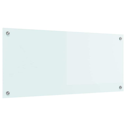 Kitchen Backsplash Milk 90 x 40 cm Tempered Glass Kitchen Backsplash Milk 90 x 40 cm Tempered Glass