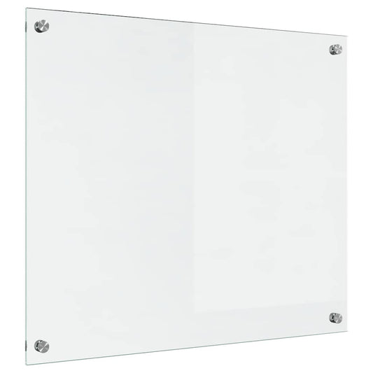 Kitchen Backsplash Transparent 70 x 60 cm Tempered Glass Kitchen Backsplash Transparent 70 x 60 cm Tempered Glass