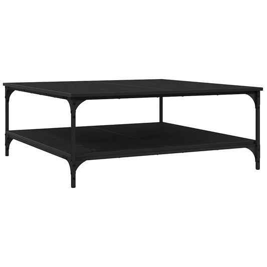 Coffee Table Black oak 100 x 100 x 40 cm Engineered Wood Coffee Table Black oak 100 x 100 x 40 cm Engineered Wood