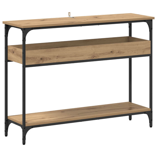 Console Table Artisan oak 100 x 29 x 75 cm Engineered wood Console Table Artisan oak 100 x 29 x 75 cm Engineered wood
