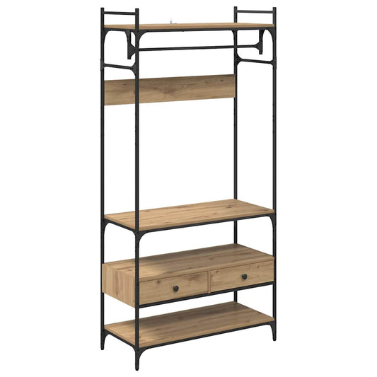 Wardrobe Artisan oak 89 x 39 x 184.5 cm Engineered wood Wardrobe Artisan oak 89 x 39 x 184.5 cm Engineered wood