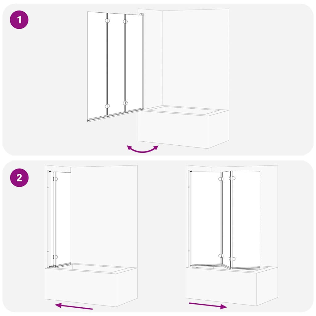 Shower Enclosure Manual Black and Transparent 130 x 130 cm