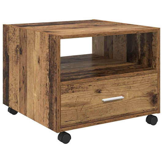 Coffee Table Old Wood 55 x 55 x 45cm Engineered Wood Coffee Table Old Wood 55 x 55 x 45cm Engineered Wood