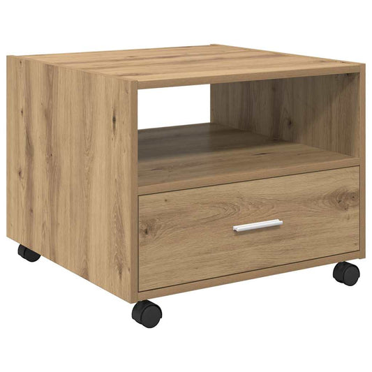 Coffee Table Artisan Oak 55 x 55 x 45cm Engineered Wood Coffee Table Artisan Oak 55 x 55 x 45cm Engineered Wood