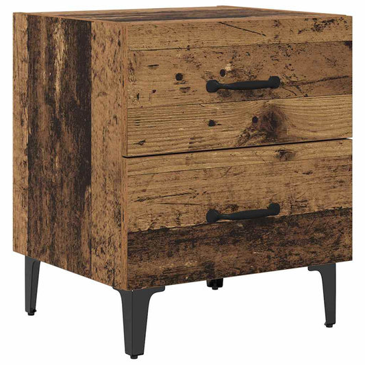Bed Cabinet Old Wood 40 x 35 x 47.5 cm Engineered Wood Bed Cabinet Old Wood 40 x 35 x 47.5 cm Engineered Wood
