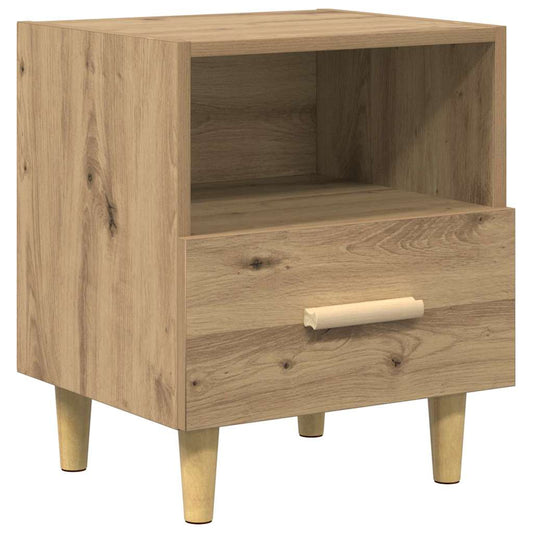 Bedside Cabinet Artisan Oak 40 x 35 x 47 cm Engineered Wood Bedside Cabinet Artisan Oak 40 x 35 x 47 cm Engineered Wood