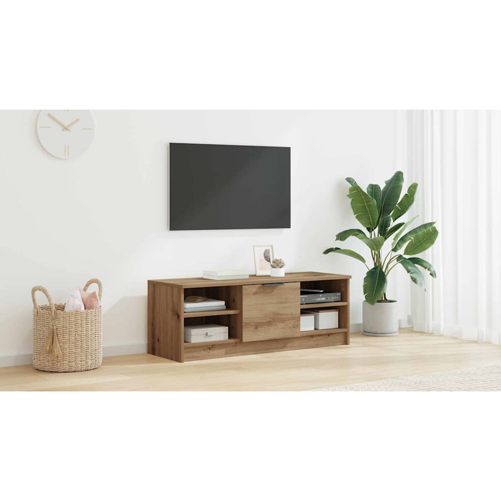 TV Cabinet Artisan Oak 102 x 35 x 36.5 cm Engineered Wood