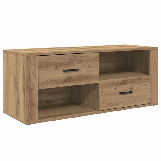 TV Cabinet Artisan Oak 100 x 35 x 40 cm Engineered Wood TV Cabinet Artisan Oak 100 x 35 x 40 cm Engineered Wood