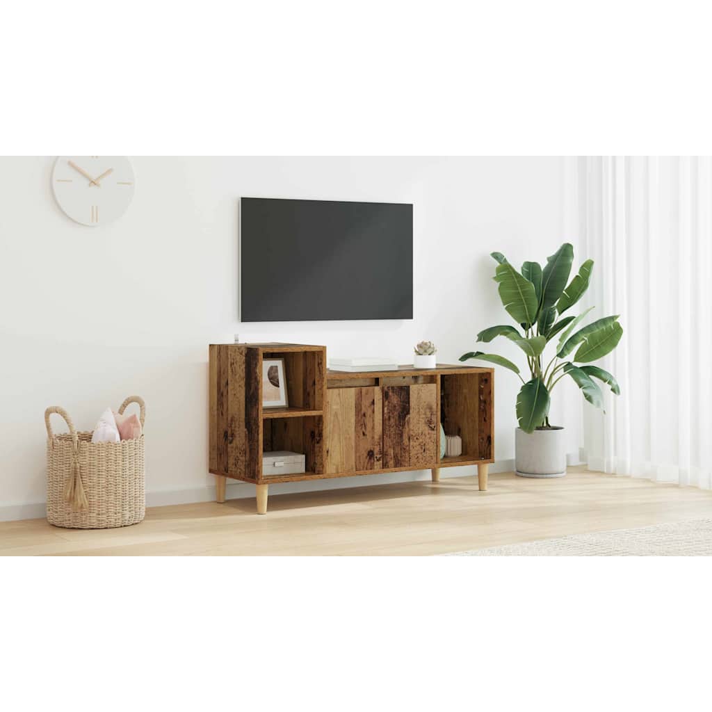 TV Cabinet Old Wood 100 x 35 x 55 cm Engineered Wood