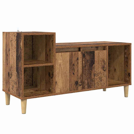 TV Cabinet Old Wood 100 x 35 x 55 cm Engineered Wood TV Cabinet Old Wood 100 x 35 x 55 cm Engineered Wood