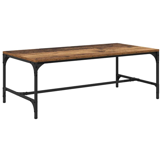 Coffee Table Old Wood 100 x 50 x 35 cm Engineered Wood Coffee Table Old Wood 100 x 50 x 35 cm Engineered Wood
