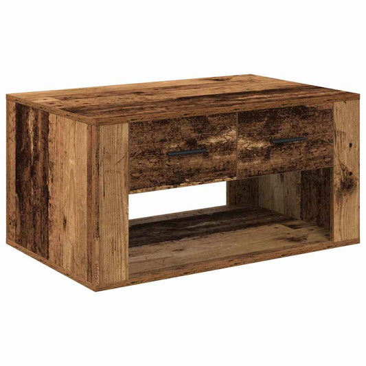 Coffee Table Old Wood 80 x 50 x 40 cm Engineered Wood Coffee Table Old Wood 80 x 50 x 40 cm Engineered Wood