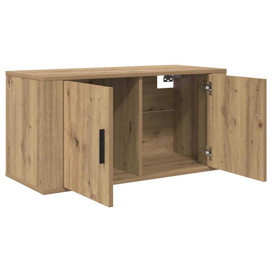 80 x 34.5 x 40 cm Artisan Oak Engineered Wood 80 x 34.5 x 40 cm Artisan Oak Engineered Wood