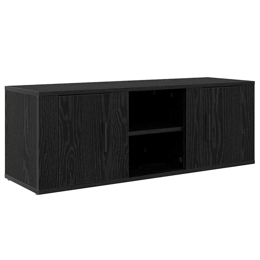 TV Cabinet Black Oak 100 x 31.5 x 35 cm Engineered Wood TV Cabinet Black Oak 100 x 31.5 x 35 cm Engineered Wood