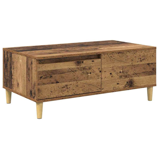 Coffee Table Old Wood 90 x 50 x 35 cm Engineered Wood Coffee Table Old Wood 90 x 50 x 35 cm Engineered Wood