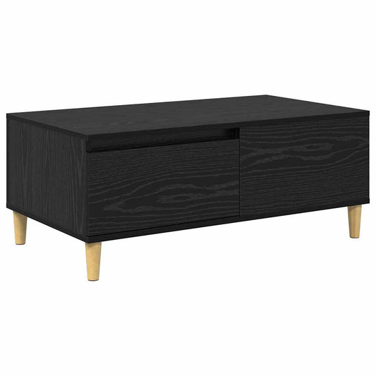 Coffee Table Black Oak 90 x 50 x 35 cm Engineered Wood Coffee Table Black Oak 90 x 50 x 35 cm Engineered Wood