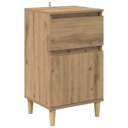 Bedside Cabinet Artisan Oak 40 x 35 x 70 cm Engineered Wood Bedside Cabinet Artisan Oak 40 x 35 x 70 cm Engineered Wood