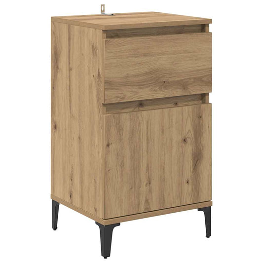 Bedside Cabinet Artisan Oak 40 x 35 x 70 cm Engineered Wood Bedside Cabinet Artisan Oak 40 x 35 x 70 cm Engineered Wood
