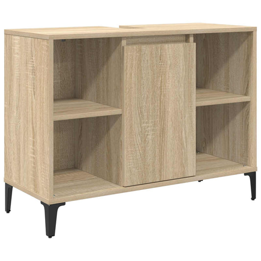 Sink cabinet with Shelf with Storage Sonoma Oak 80 x 33 x 60 cm Sink cabinet with Shelf with Storage Sonoma Oak 80 x 33 x 60 cm