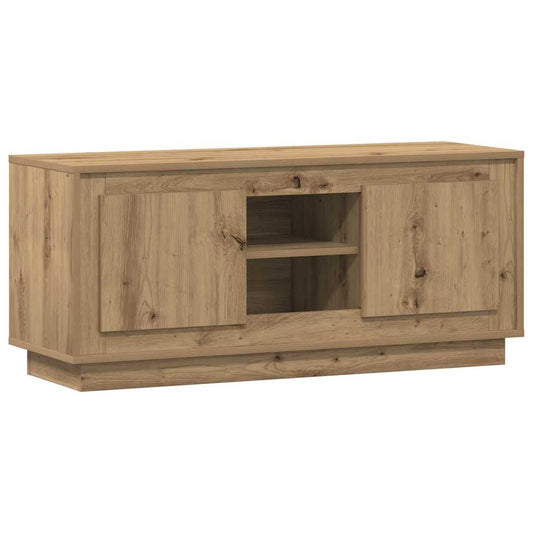 TV Cabinet Artisan Oak 102 x 35 x 45 cm Engineered Wood TV Cabinet Artisan Oak 102 x 35 x 45 cm Engineered Wood