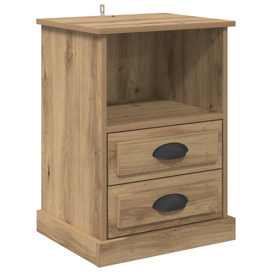 Bedside Cabinet Artisan Oak 36 x 43 x 60 cm Engineered Wood Bedside Cabinet Artisan Oak 36 x 43 x 60 cm Engineered Wood
