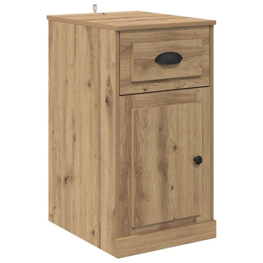 Side Cabinet 40 x 50 x 75 cm Engineered Wood Artisan Oak Side Cabinet 40 x 50 x 75 cm Engineered Wood Artisan Oak