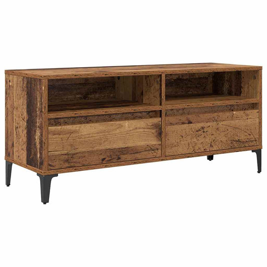 TV Cabinet with Drawer Old Wood 100 x 34.5 x 44.5 cm TV Cabinet with Drawer Old Wood 100 x 34.5 x 44.5 cm