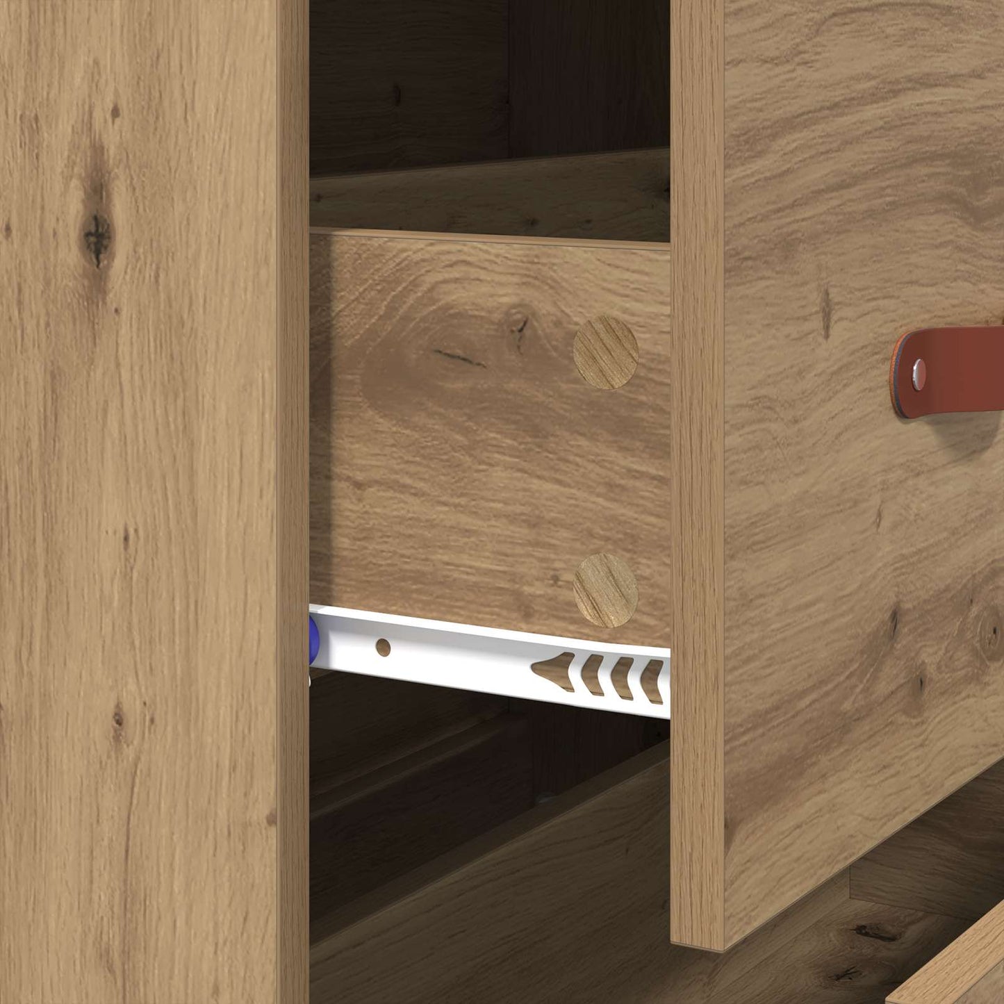 Chest of Drawers Artisan Oak 69.5 x 34 x 90 cm Engineered Wood
