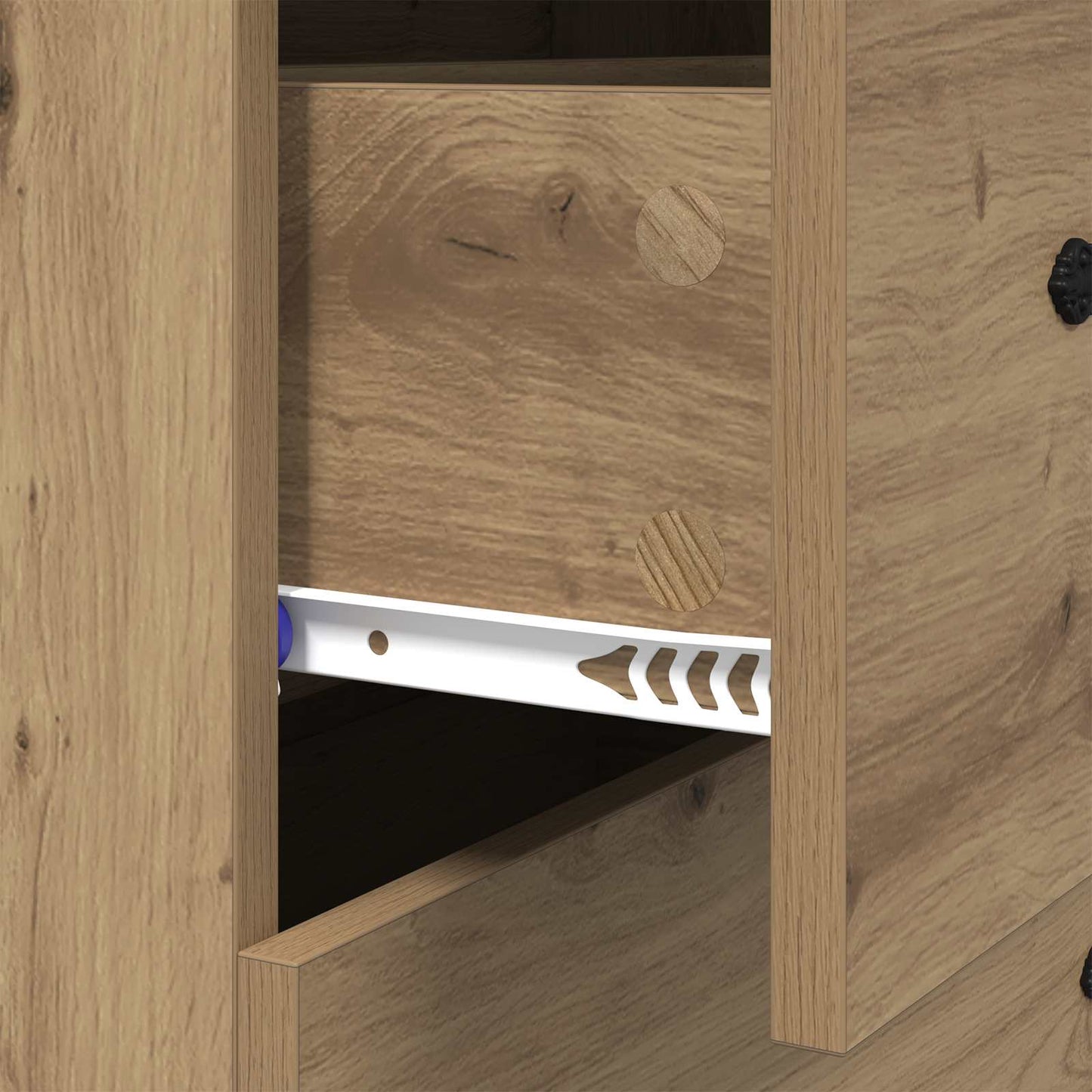 Sideboard with Drawer Artisan Oak 69.5 x 34 x 90 cm