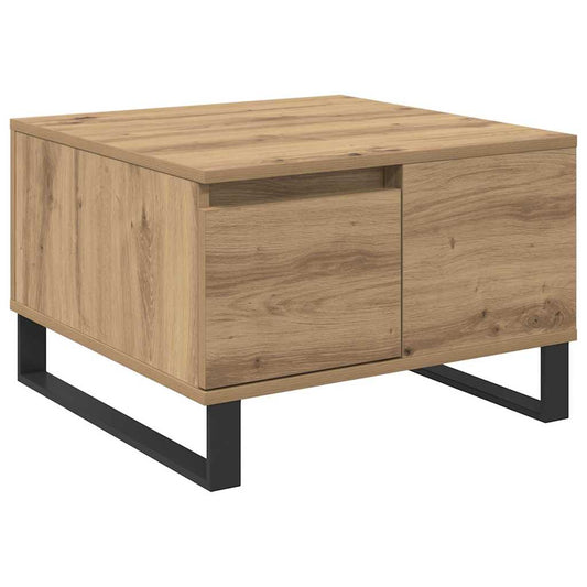 Coffee Table Artisan Oak 55 x 55 x 36.5 cm Engineered Wood Coffee Table Artisan Oak 55 x 55 x 36.5 cm Engineered Wood