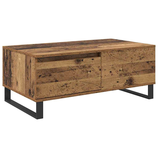 Coffee Table Old Wood 90 x 50 x 36.5 cm Engineered Wood Coffee Table Old Wood 90 x 50 x 36.5 cm Engineered Wood