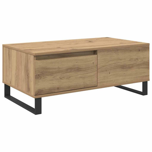 Coffee Table Artisan Oak 90 x 50 x 36.5 cm Engineered Wood Coffee Table Artisan Oak 90 x 50 x 36.5 cm Engineered Wood