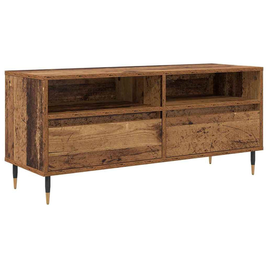 TV Cabinet with Drawer Old Wood 100 x 34.5 x 44.5 cm TV Cabinet with Drawer Old Wood 100 x 34.5 x 44.5 cm