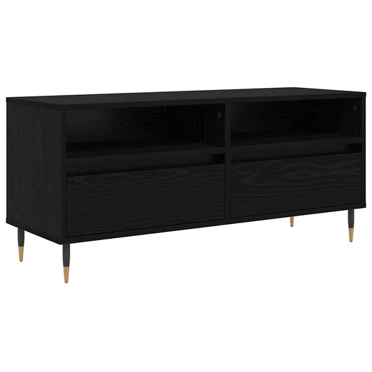 TV Cabinet with Drawer Black Oak 100 x 34.5 x 44.5 cm TV Cabinet with Drawer Black Oak 100 x 34.5 x 44.5 cm