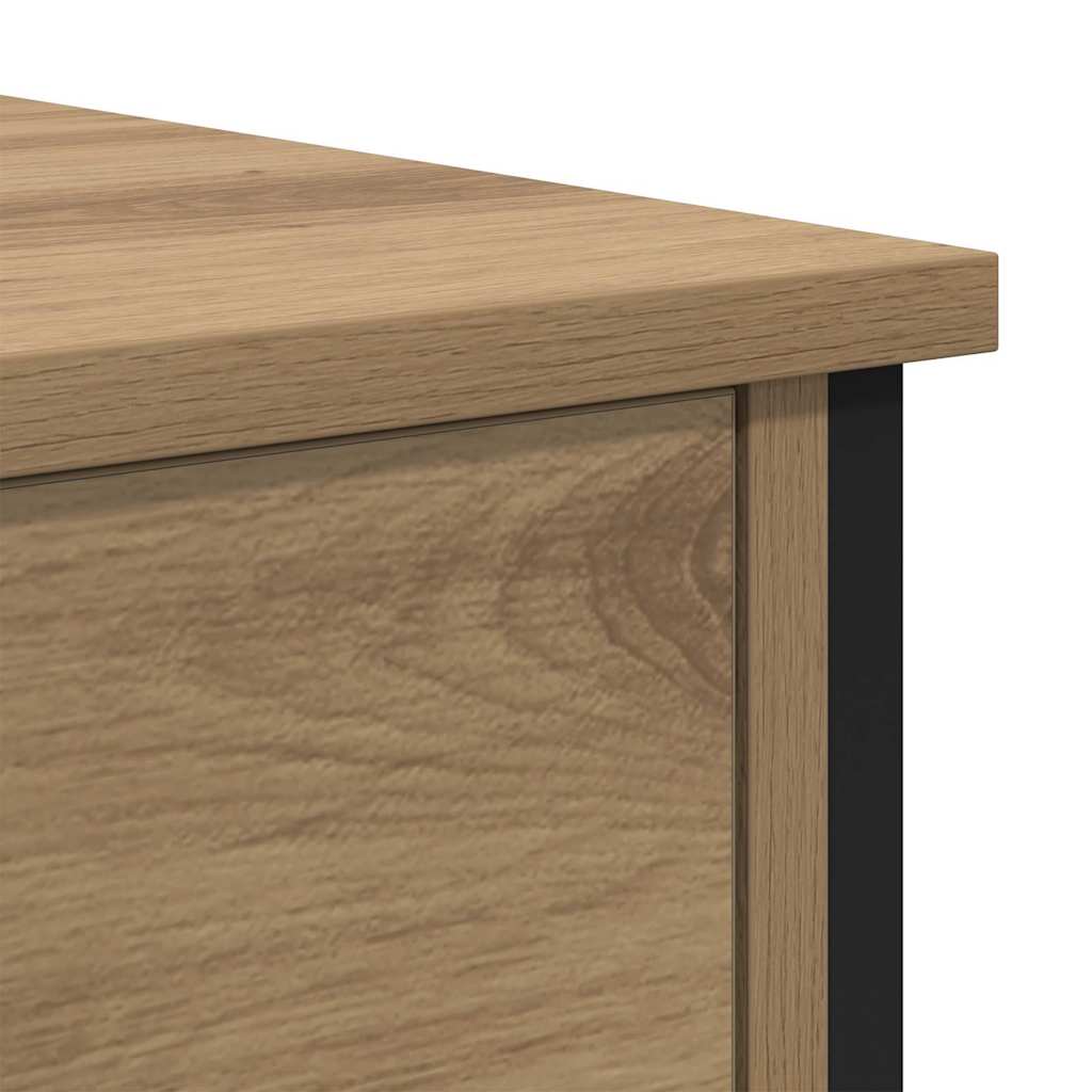Bedside Table 2 pcs Artisan Oak 34 x 35.5 x 45 cm