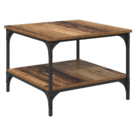 Coffee Table Old Wood 55 x 55 x 40 cm Engineered Wood Coffee Table Old Wood 55 x 55 x 40 cm Engineered Wood