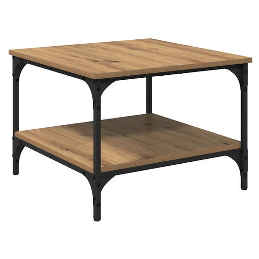 Coffee Table Artisan Oak 55 x 55 x 40 cm Engineered Wood Coffee Table Artisan Oak 55 x 55 x 40 cm Engineered Wood
