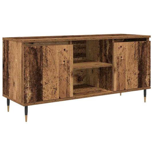 TV Cabinet Old Wood 104 x 35 x 50 cm Engineered Wood TV Cabinet Old Wood 104 x 35 x 50 cm Engineered Wood