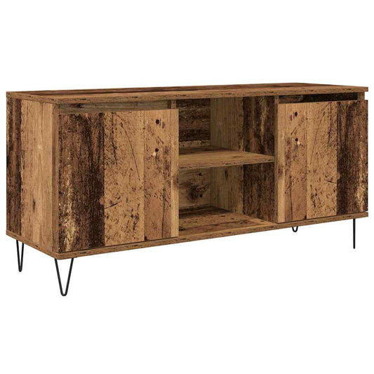 TV Cabinet Old Wood 104 x 35 x 50 cm Engineered Wood TV Cabinet Old Wood 104 x 35 x 50 cm Engineered Wood
