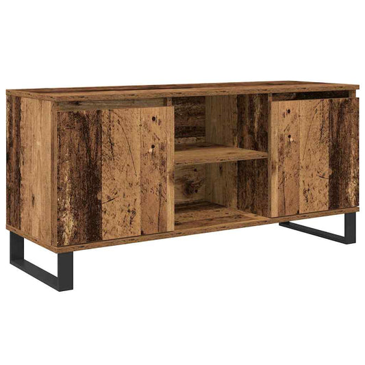 TV Cabinet Old Wood 104 x 35 x 50 cm Engineered Wood TV Cabinet Old Wood 104 x 35 x 50 cm Engineered Wood