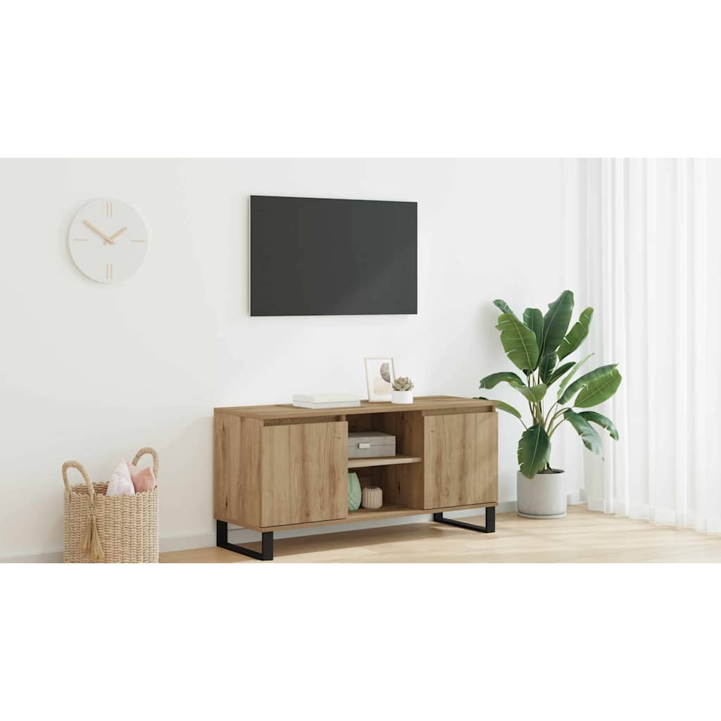 TV Cabinet Artisan Oak 104 x 35 x 50 cm Engineered Wood