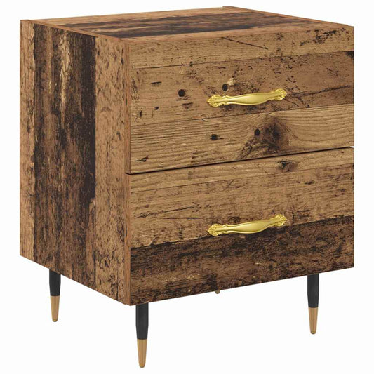 Bedside Cabinet Old Wood 40 x 35 x 47.5 cm Engineered Wood Bedside Cabinet Old Wood 40 x 35 x 47.5 cm Engineered Wood