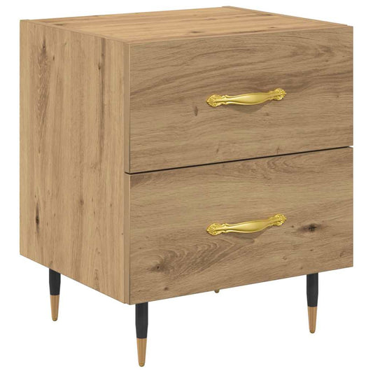 Bedside Cabinet Artisan Oak 40 x 35 x 47.5 cm Engineered Wood Bedside Cabinet Artisan Oak 40 x 35 x 47.5 cm Engineered Wood