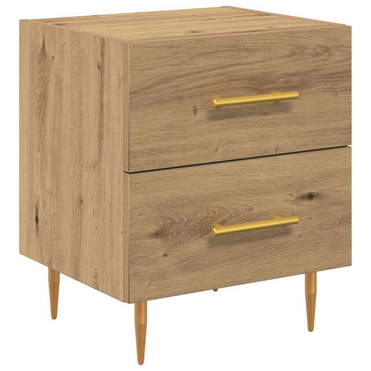 Bedside Cabinet Artisan Oak 40 x 35 x 47.5 cm Engineered Wood Bedside Cabinet Artisan Oak 40 x 35 x 47.5 cm Engineered Wood
